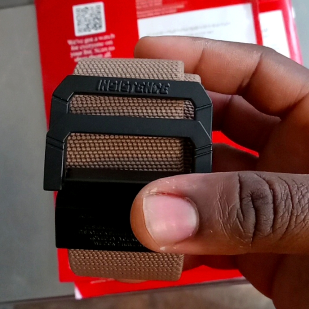 Insistence belt